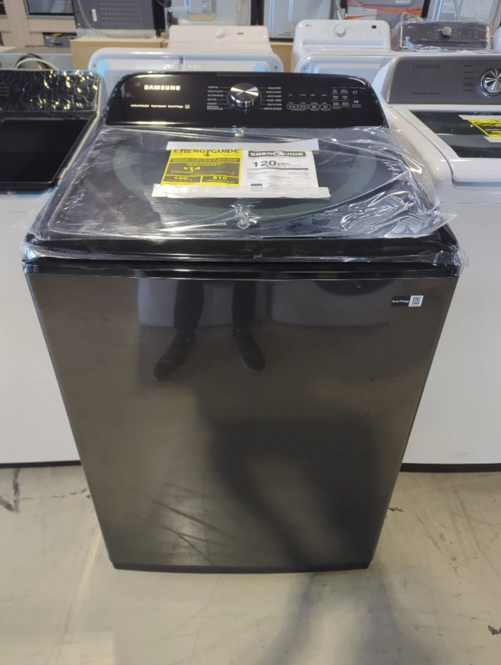 WA52DG5500AV - WASHERS - Samsung - Top Loading - Black - Open Box - Image 2