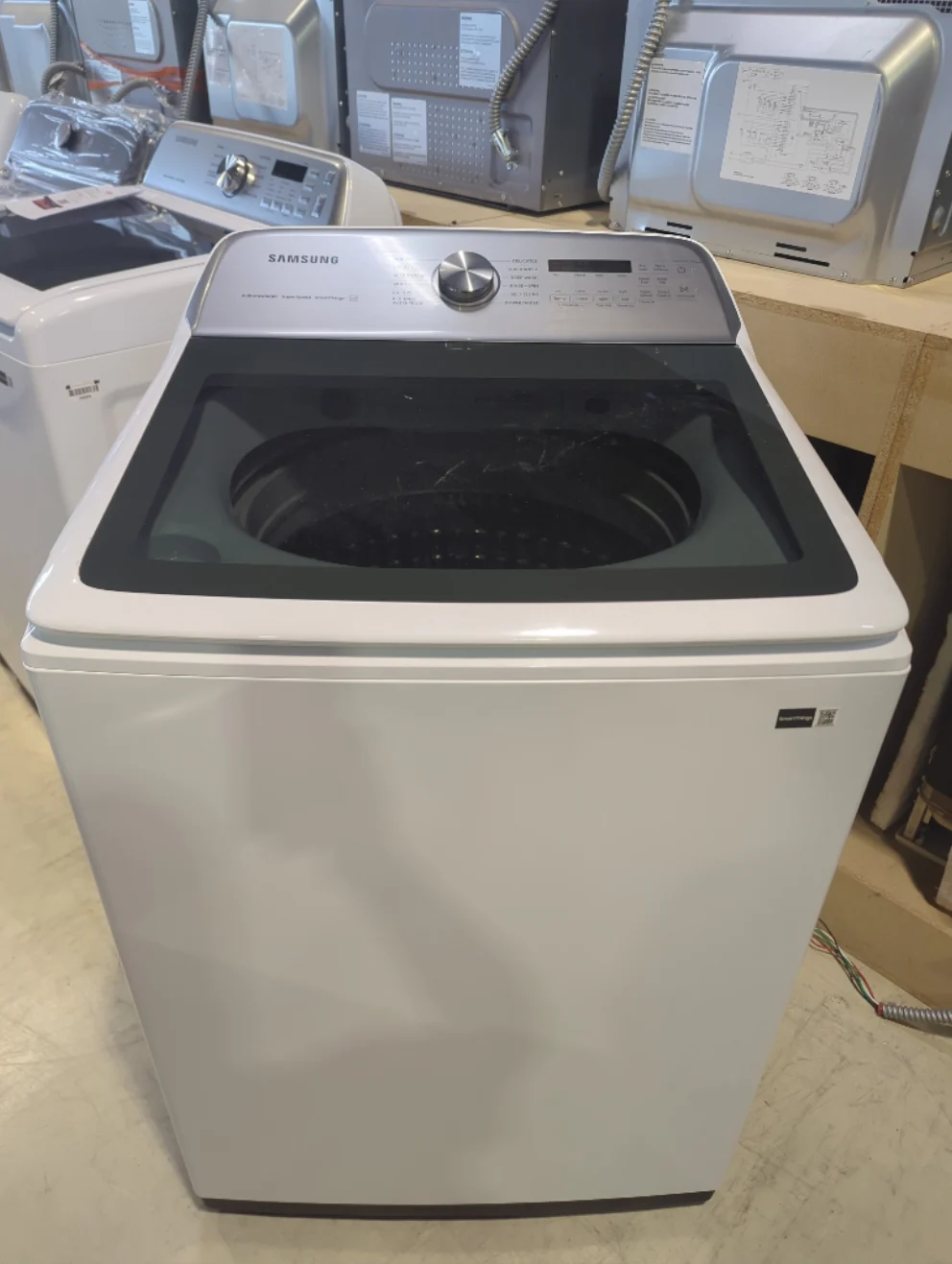 WA52DG5500AW - WASHERS - Samsung - Top Loading - White - Open Box - Image 2