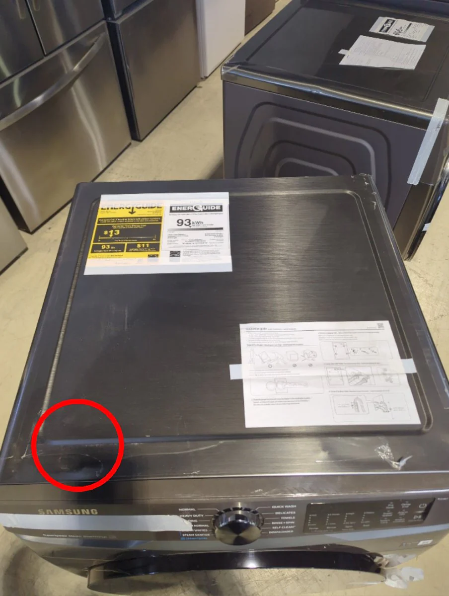 WF45B6300AP - WASHERS - Samsung - Front Loading - Platinum - Open Box - Image 3