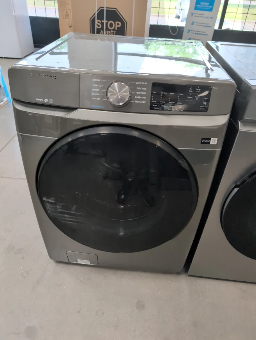 WF45R6100AP - WASHERS - Samsung - Front Loading - Platinum - Open Box - Image 2