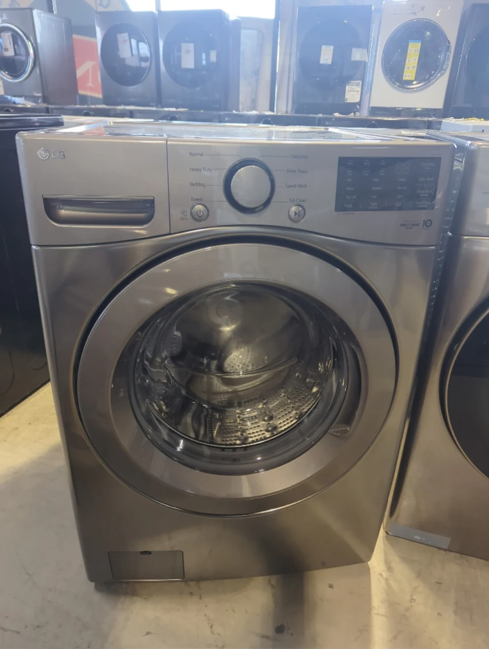 WM3400CV - WASHERS - LG - Front Loading - Graphite Steel - Open Box - Image 2