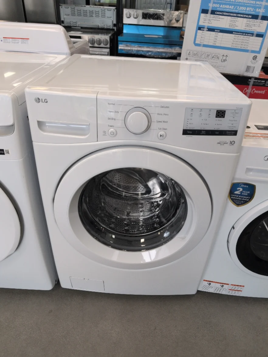 WM3400CW - WASHERS - LG - Front Load - White - Open Box - Image 2