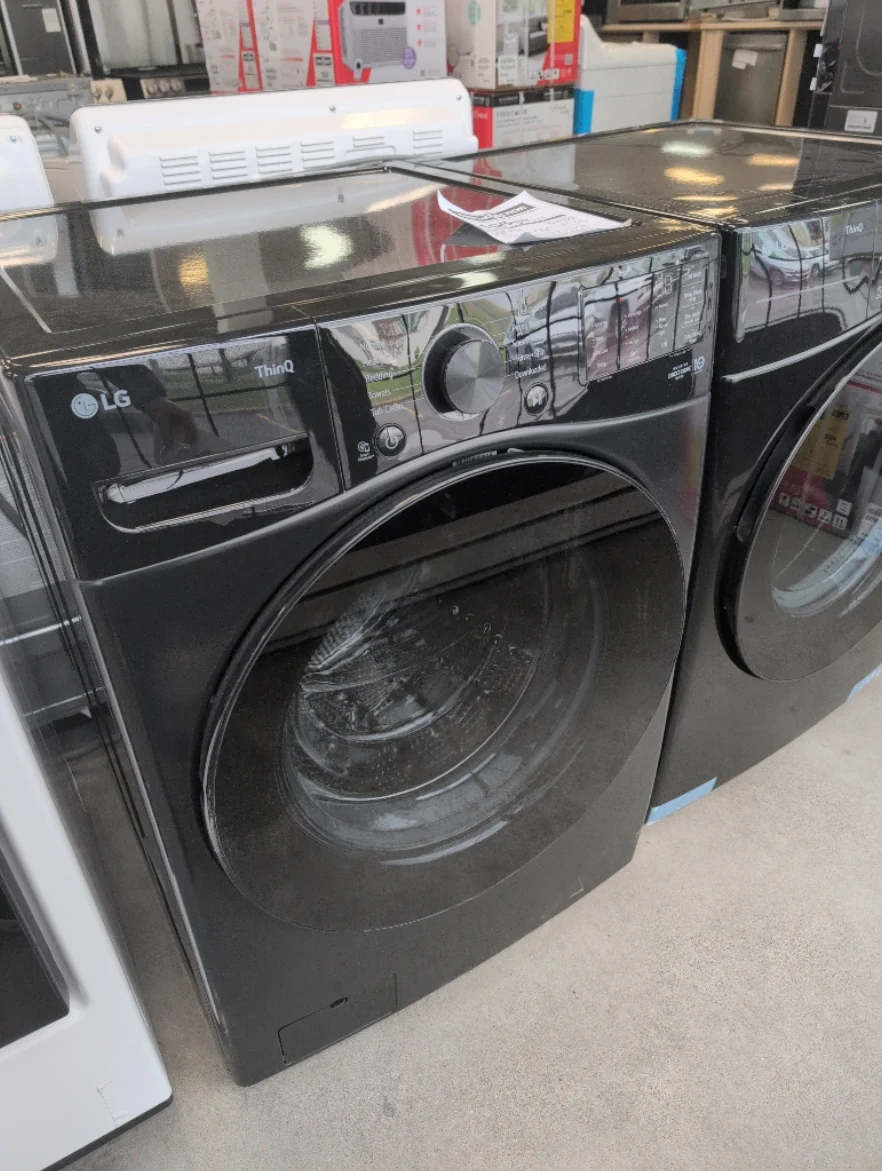 WM3580CX - WASHERS - LG - Front Loading - Black Stainless - Open Box - Image 2