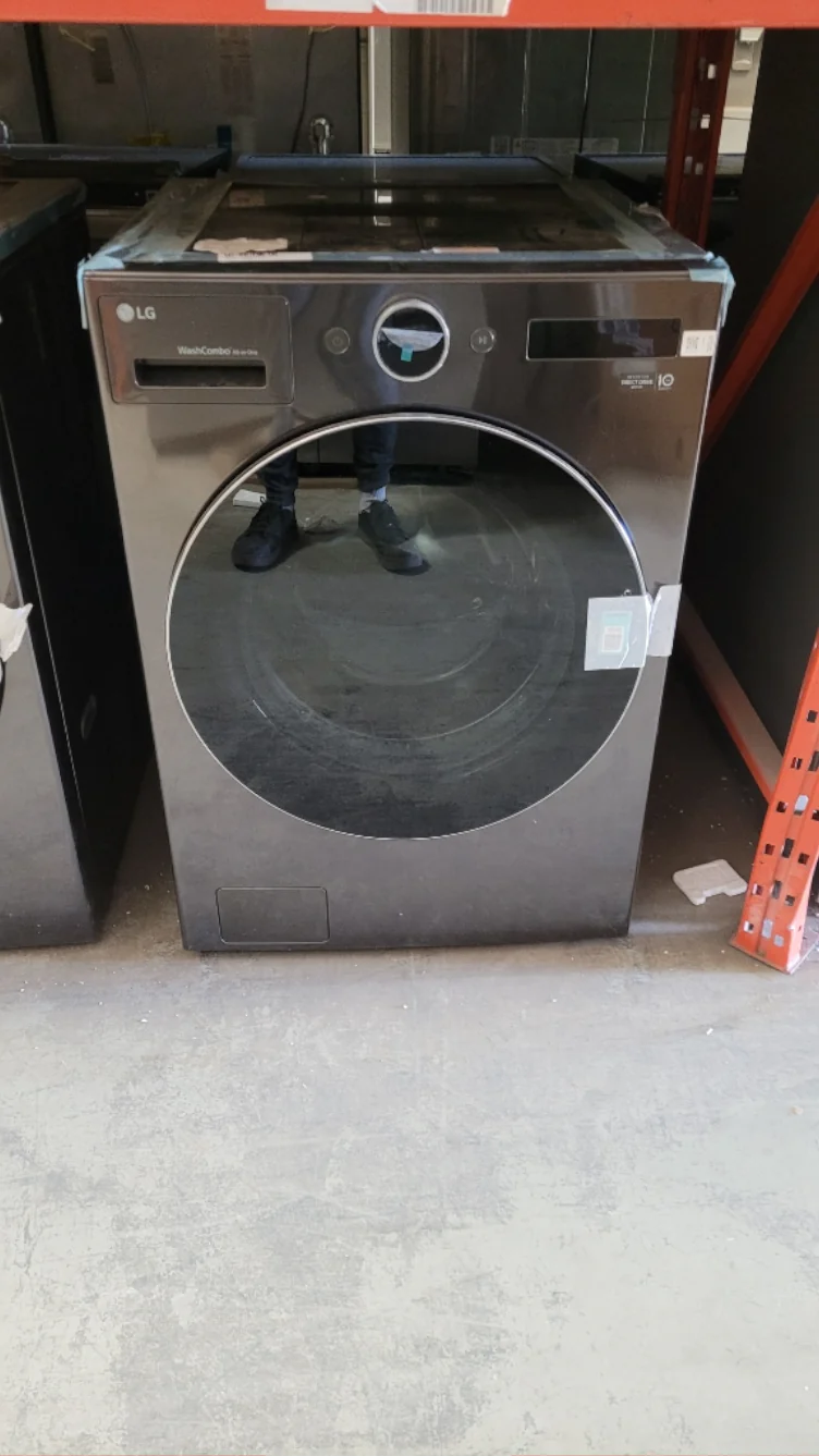 WM6998HBA - LAUNDRY CENTERS - LG - All-In-One - Electric - Black Stainless Steel - Open Box - Image 2