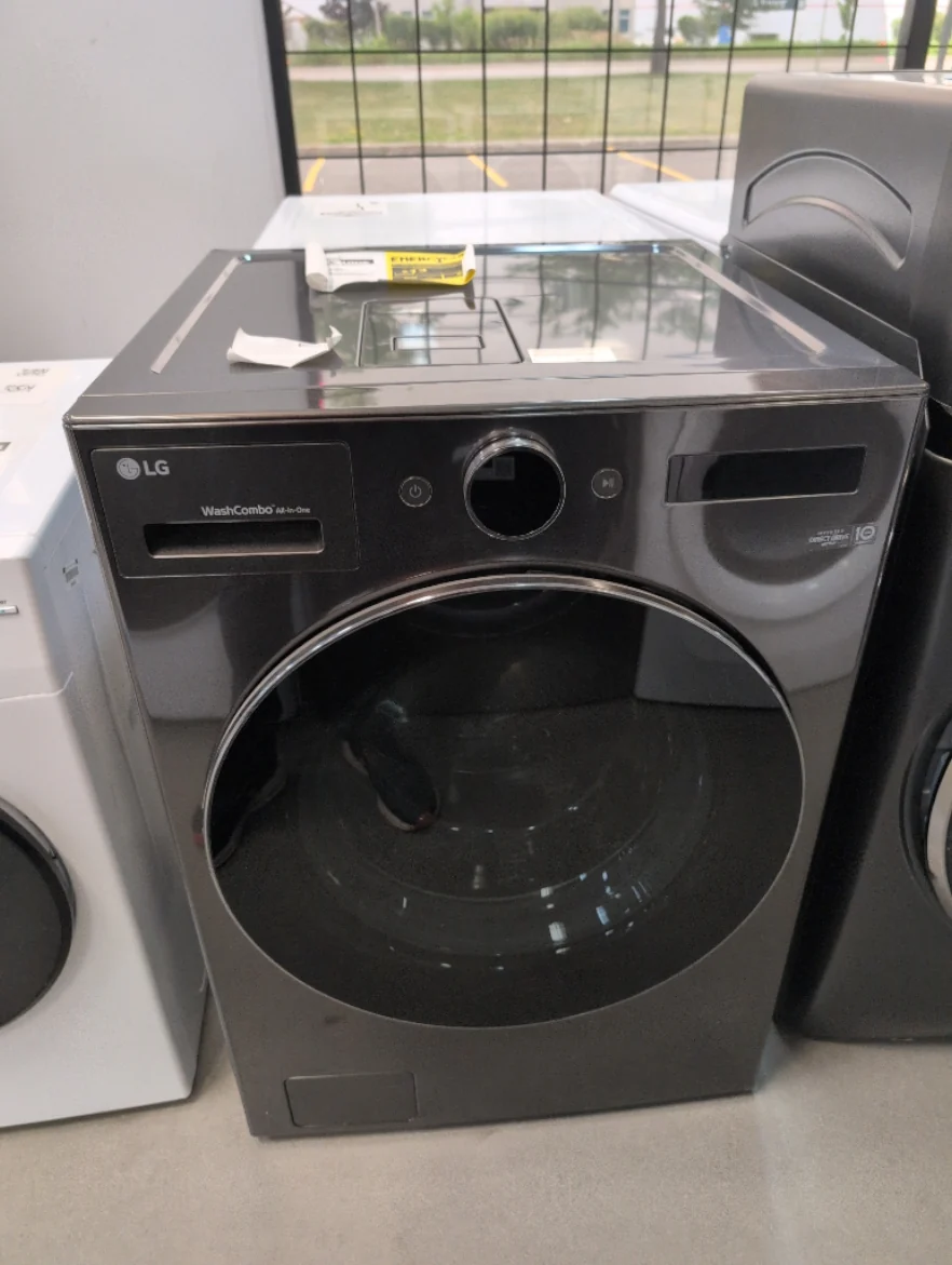 WM6998HBA - LAUNDRY CENTERS - LG - All-In-One - Electric - Black Stainless Steel - Open Box - Image 2