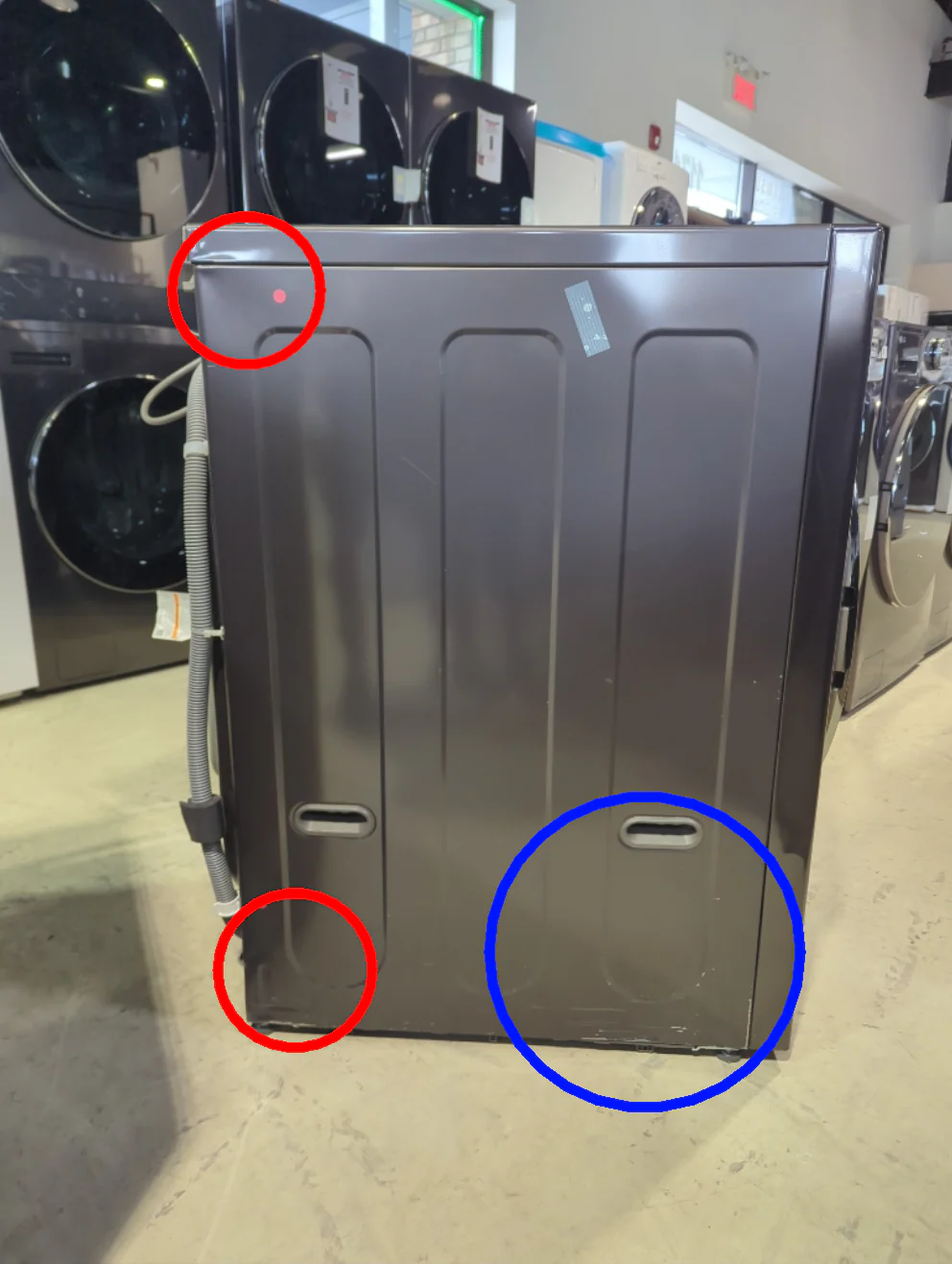 WM6998HBA - LAUNDRY CENTERS - LG - All-In-One - Electric - Black Stainless Steel - Open Box - Image 4