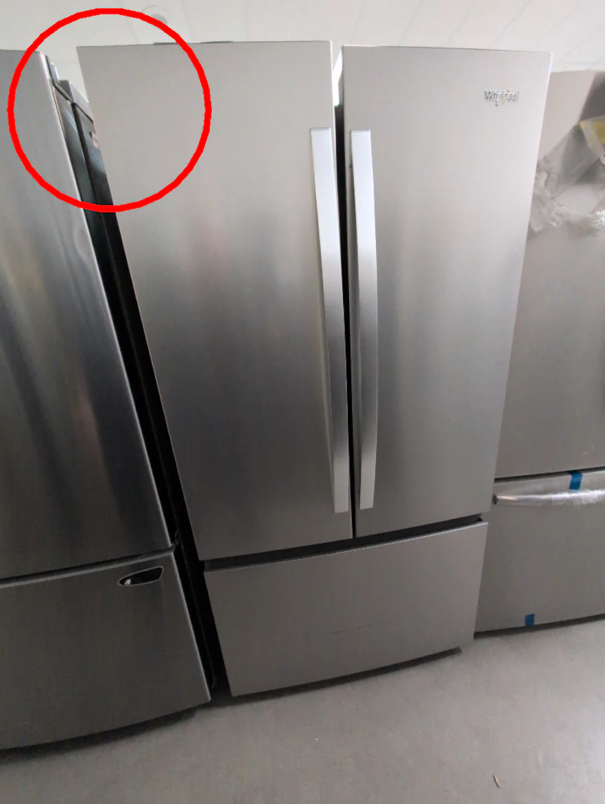 WRFF3336SZ - REFRIGERATORS - Whirlpool - French 3-Door - Stainless Steel - Open Box - Image 3