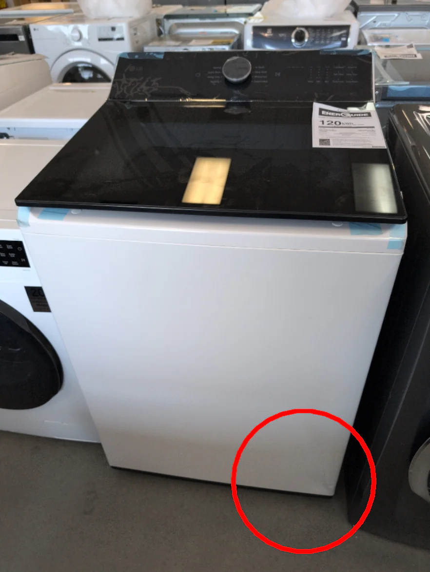 WT8400CW - WASHERS - LG - Top Loading - White - Open Box - Image 2